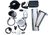309625 Electronic Exhaust Cutout Kit, 2.5 in., Vacuum Controlled, Stainless Steel, Slip Fit w/ Band Clamp, Weld in - image 1