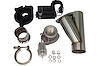309630 Electronic Exhaust Cutout Kit, 3.0 in, Vacuum Controlled, Stainless Steel, Slip Fit w/ Band Clamp - image 1