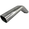 313538 Exhaust Tubing, 3.0 in. Oval Tubing, Vertical Radius, 45 Degree Bend, 4.50 in. Bend Radius, 2.2 in. x 3.45 in. O.D. - image 1
