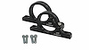 383538B Fuel Filter Mounting Brackets, Black Anodize, Aluminum, 1.5 in. Diameter, Incl. 4 Bolts 6mm x 1.0 x 30mm - image 1