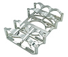 452201 OPTIMA Battery Tray, 6 Volt, Billet, Set Of 2