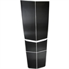 Gray Carbon Fiber Hood Decal Kit 2014 C7 Corvette - image 1