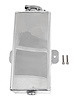 500303 Radiator Expansion Tank, 100 oz, Rectangular, Polished, Alumium, 3/8 in. NPT Inlet, 1/2 in. NPT Outlet - image 1