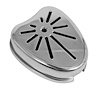 698111P Turn Signal Switch, w/Billet Cover [Sunrise], Polished, Black Detailed Lines - image 1