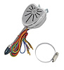 698111PS Turn Signal Switch, w/Billet Cover [Sunrise], Polished, Black Detailed Lines, System