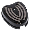 698112B Turn Signal Switch, w/Billet Cover [Hip Hugger], Bright Black, Machined Detailed Lines - image 1