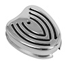 698112P Turn Signal Switch, w/Billet Cover [Hip Hugger], Polished, Black Detailed Lines - image 1