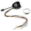 698114BS Turn Signal Switch, w/Billet Cover [Groovey], Bright Black, Machined Detailed Lines, System - image 1