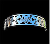 750003 Air Cleaner Grill, Blingz Beauty Bandz, 14 in. Diameter, 3 in. Tall, Jokers Wild - image 1