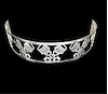 750004 Air Cleaner Grill, Blingz Beauty Bandz, 14 in. Diameter, 3 in. Tall, Skullz And Rods - image 1