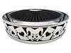 750029 Air Filter Assembly, Blingz Beauty Bandz, Jokers Grill Insert, 14 in. x 3 in. Black Filter Element, Bright Chrome Lip - image 1