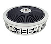 750035 Air Filter Assembly, Blingz Beauty Bandz, 396 Grill Insert, 14 in. x 3 in. Black Filter Element, Bright Chrome Lip - image 1
