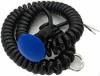 800100BL Push Button, Large, Momentarily Armed, Plastic Blue Button Face, 30mm Dia. - image 1