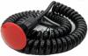 800100R Push Button, Large, Momentarily Armed, Plastic Red Button Face, 30mm Dia. - image 1