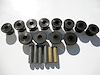 GM-CABSHKT Control Arm Bushing Rebuild Kit, Rear, Upper And Lowers, Polyurethane, Black