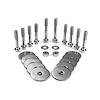 High-strength stainless steel bolts; Includes stainless steel washers and nuts; The perfect finishin - image 1