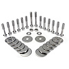 High-strength stainless steel bolts; Includes stainless steel washers and nuts; The perfect finishin - image 1