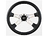 Elite GT Steering Wheel Hand Stitched Leather Grained Vinyl Grip - image 1