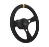Performance GT Steering Wheel 13" Diameter 1.50" Dish Black Vinyl w/Yellow Top Marker - image 2