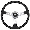 Collector"s Edition Fibertech Steering Wheel 3-Spoke - Polished Aluminum