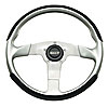 Fibertech Series Steering Wheels Textured Fibertech Grip - Metallic Silver - image 1