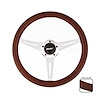 1190 Slotted Wood Steering Wheel - image 1