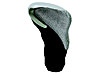 Black Leather, Gray Perforated Leather, Chrome Insert - image 1