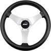 Formula S Steering Wheel Black W/Std Hub Polished Spokes - image 1