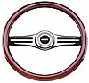Two Tone Heritage Collection Steering Wheel Mahogany Wood Grip - image 1