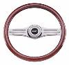Deluxe Heritage Collection Steering Wheel Mahogany Wood Grip - image 1