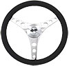 Corvette Series Steering Wheel Black Leather Grip - image 1