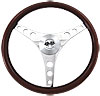 Corvette Series Steering Wheel Mahogany Wood - image 1