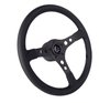Formula GT 15" Steering Wheel Black spokes, 3" dish - image 2