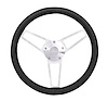 1902-1 Billet Series Leather Steering Wheel Kit for 1969-1991 Select Ford Cars Trucks & SUVs [Polished]