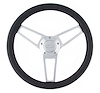 1902 Billet Series Leather Steering Wheel Kit for 1969-1991 Select Ford Cars Trucks & SUVs [Polished]