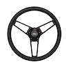 1907 Billet Series Leather Steering Wheel Kit for 1970-1991 Select Ford Cars Trucks & SUVs [Black]