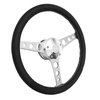 Billet Classic Series Steering Wheel and Installation Kit [Black] - image 2