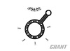 1-Hole Carbon Fiber Steering Wheel Switch Plate - image 1