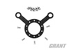 2-Hole Carbon Fiber Steering Wheel Switch Plate - image 1