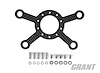 4-Hole Carbon Fiber Steering Wheel Switch Plate - image 1