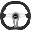 D-Series Steering Wheel Clear Anodized with Black Grip - image 1