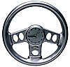 Silver Steering Wheel Clock - image 1