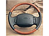 OEM Replacement Steering Wheel Wood/Black Leather - image 1