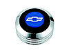 Horn Button Chevy Logo (Blue & Silver) - image 1