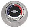 Horn Button Chevy Logo (Black & Silver) - image 1