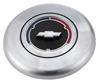 Horn Button Chevy Logo (Black & Silver) - image 1