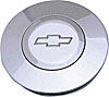 Horn Button Polished Billet Banjo Style Chevy Logo - image 1
