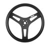 Racing Steering Wheel [15 in. Diameter, Black] - image 2