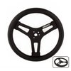 Racing Steering Wheel [15 in. Diameter, Black] - image 3