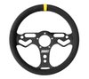 Pro Stock Steering Wheel [3-Spoke, Black] - image 2